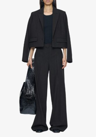 Alana Flannel Wool Trousers