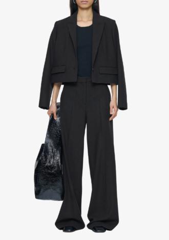 Alana Flannel Wool Trousers