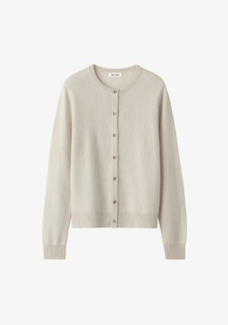 Fine Knit Cardigan Chalk