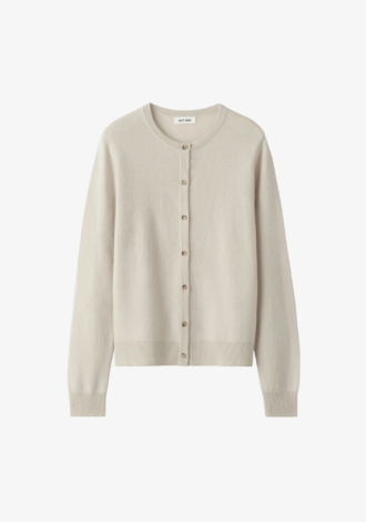 Fine Knit Cardigan Chalk