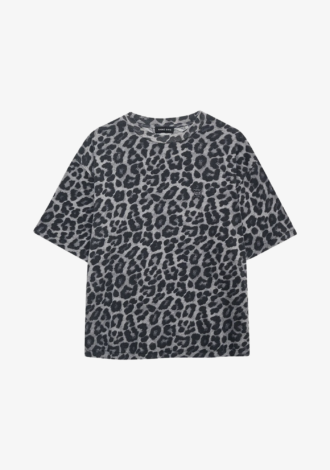 Cohen Grey Leopard Tee