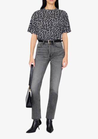 Cohen Grey Leopard Tee