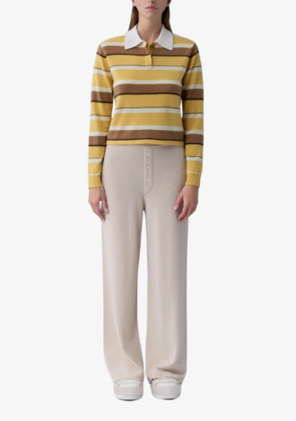 Cropped Stripe Rugby Sole