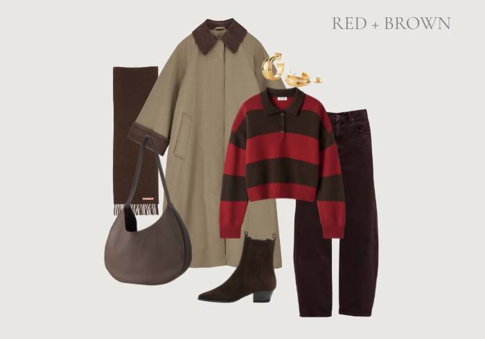 RED + BROWN