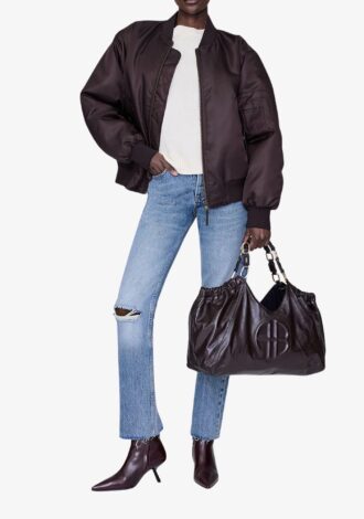 Leon Bomber Jacket Deep Brown