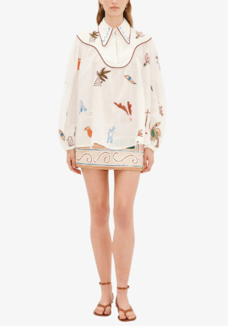 Mina Embroidered Blouse
