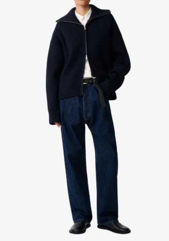Sandos Knit Zip Jumper