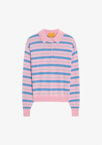 Collegiate Stripe Polo Daybreak