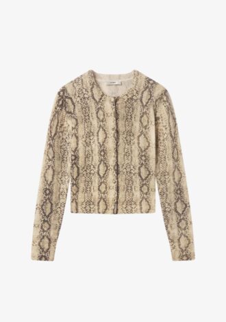 The Cashmere Snake Cardigan