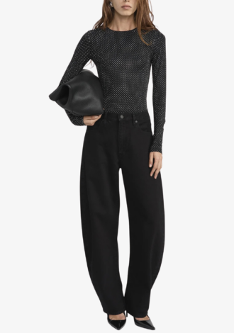 The Rhinestone Jersey Top