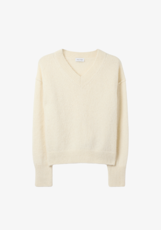 V-neck Alpaca Knit