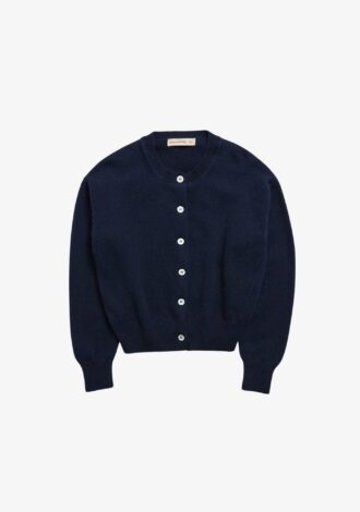 Ada Crew Neck Cardigan Navy