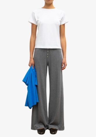 Pointelle Boxer Pant Granite