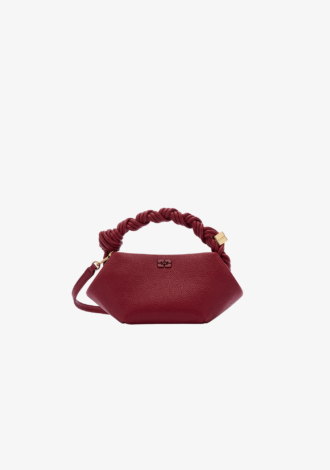 Grained Mini Bou Bag Red