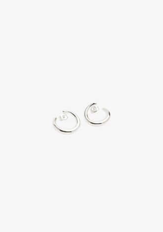 Contour Earrings Silver