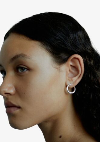Contour Earrings Silver