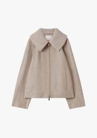 Cooksey Double Face Cashmere Jacket Powder Melange