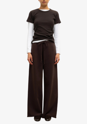 Kelly Slim Fit Tee Chocolate