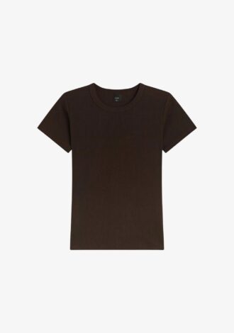 Kelly Slim Fit Tee Chocolate