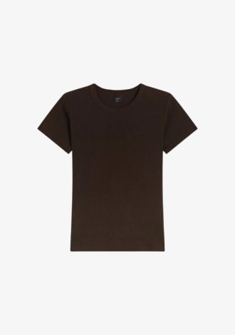 Kelly Slim Fit Tee Chocolate