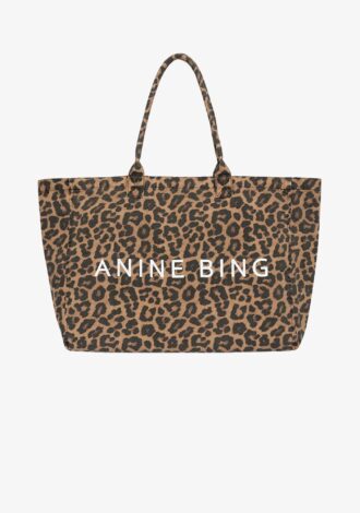Leopard Canvas Tote