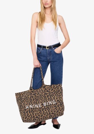 Leopard Canvas Tote