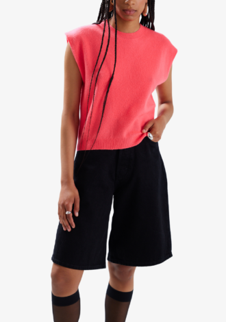 The Lucca Crew Neck Tank Grapefruit