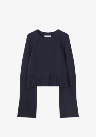 Maple Pure Cashmere Jumper Indigo