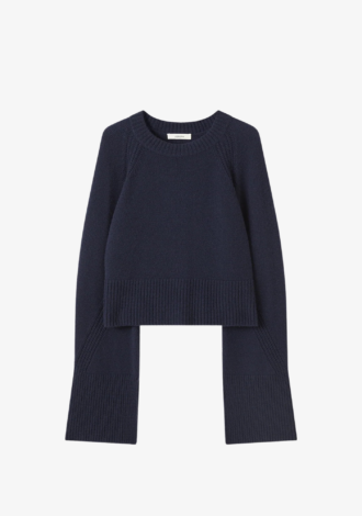 Maple Pure Cashmere Jumper Indigo