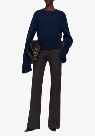 Maple Pure Cashmere Jumper Indigo