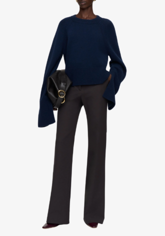 Maple Pure Cashmere Jumper Indigo