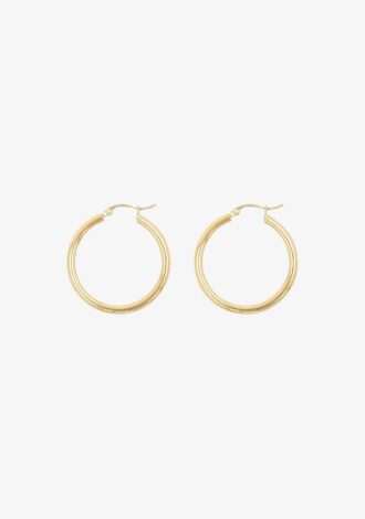 Oda Large Hoops Gold