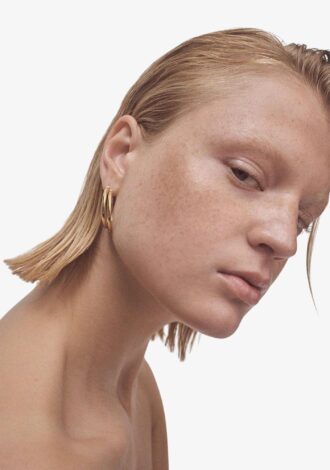 Oda Large Hoops Gold