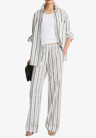 Resort Stripe Pull-On Pant