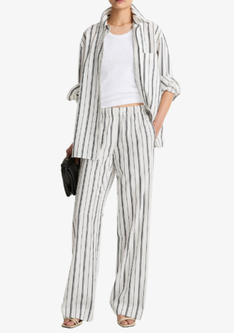 Resort Stripe Pull-On Pant
