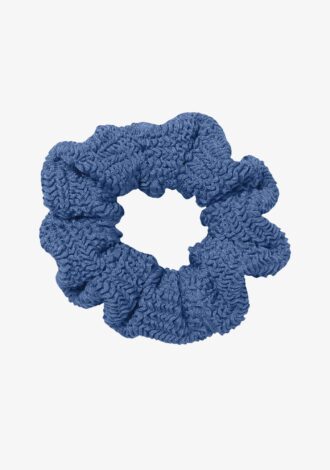 Scrunchie Metallic Denim