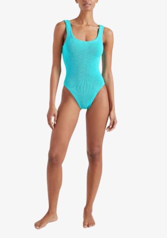 Square Neck Swim Aqua