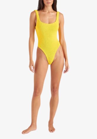 Square Neck Swim Sunflower