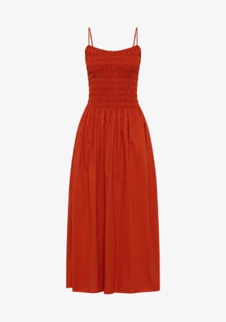 Araceli Maxi Dress Dusty Tomato