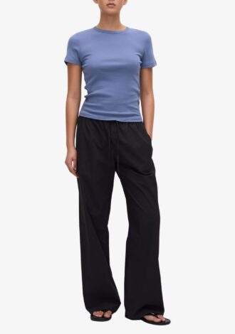 Drawcord Trouser Black