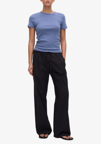 Drawcord Trouser Black