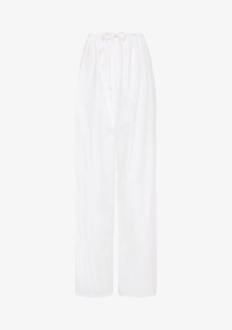 Drawcord Trouser White