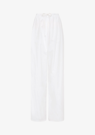 Drawcord Trouser White