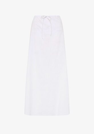 Drawcord Skirt White