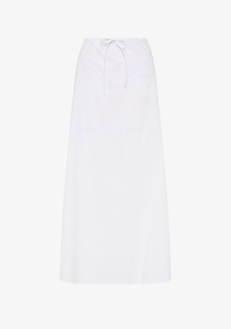 Drawcord Skirt White