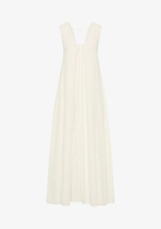 Juana Maxi Dress Valentina Broderie White
