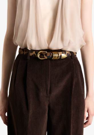 Hollyhock Suede Jaguar & Gold