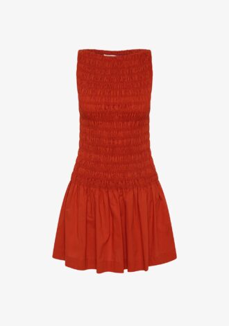 Maria Mini Dress Dusty Tomato