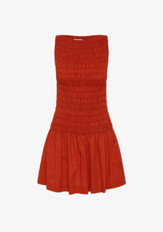 Maria Mini Dress Dusty Tomato
