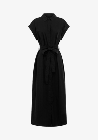 Sleeveless Shirt Dress